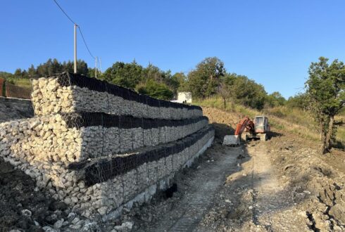 Realizzazione Gabbionata Comune di Pennadomo